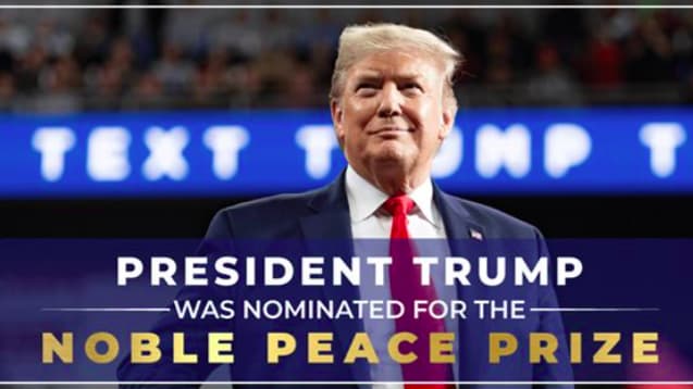 Team Trump Misspells 'Nobel' in Campaign Ad Celebrating Meaningless Peace  Prize Nomination