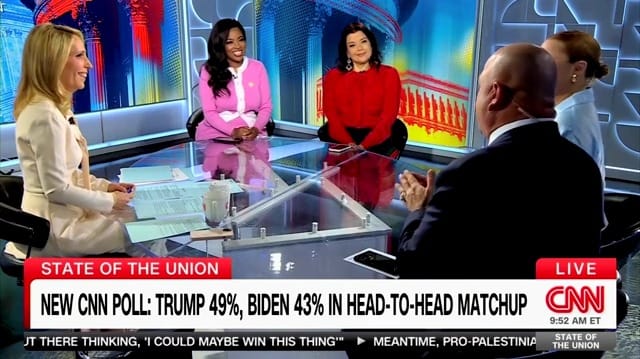 Dana Bash hosts a panel discussion on CNN’s State of the Union.