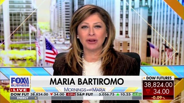 Maria Bartiromo hosts her Fox Business Network show.