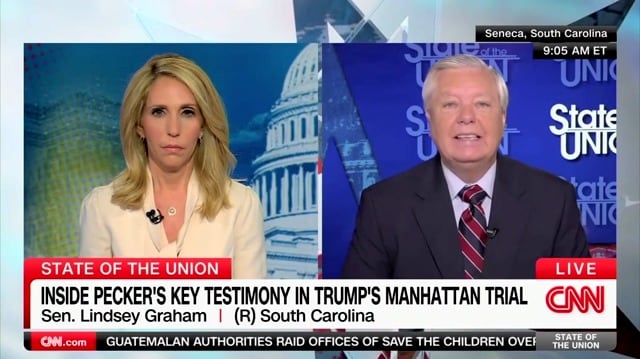 Lindsey Graham appears on CNN’s State of the Union.
