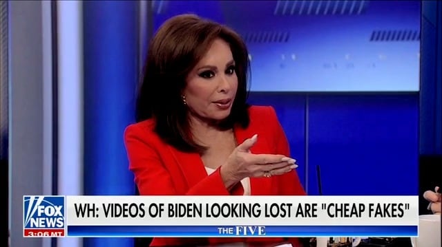 Jeanine Pirro appears on Fox News show The Five. 