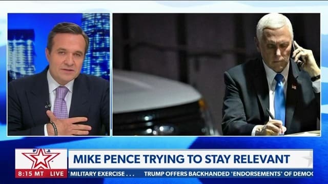 Newsmax Host Snaps at Pence for Mulling Jan. 6 Testimony: ‘How Dare He!’