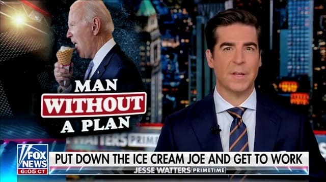 ‘Tan Suit’ 2.0: Fox Host Says Biden Eating Ice Cream Is ‘Too Casual’