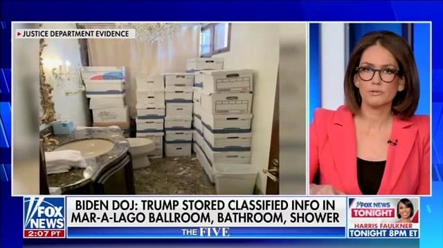 Fox Host on Trump Docs: ‘I Don’t Think a Toilet’ Is a Secure Place