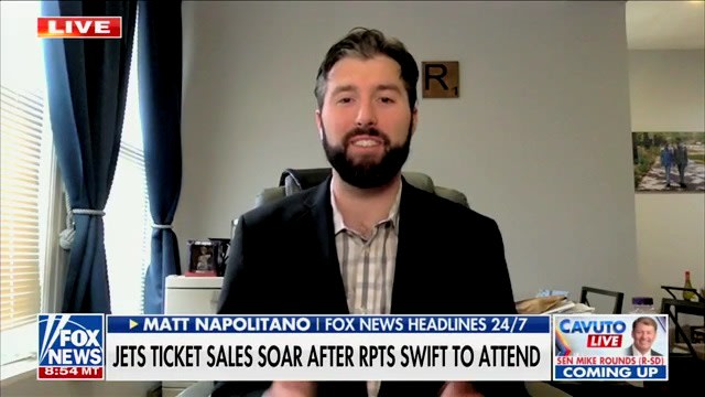 Matt Napolitano appears on Neil Cavuto's Fox News show.