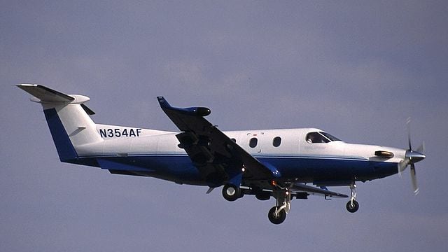 A Pilatus PC-12/45, the same model that crashed Friday evening. 