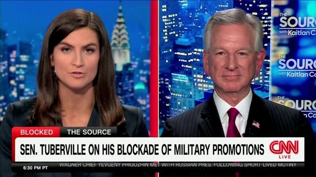 Sen. Tommy Tuberville (R-AL) passed up the chance Monday to condemn white nationalism