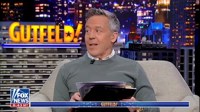 Greg Gutfeld discusses Rep. Alexandria Ocasio-Cortez on his Fox News show.