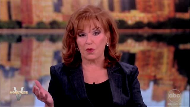 Joy Behar talks about Donald Trump and Joe Biden debating on The View.
