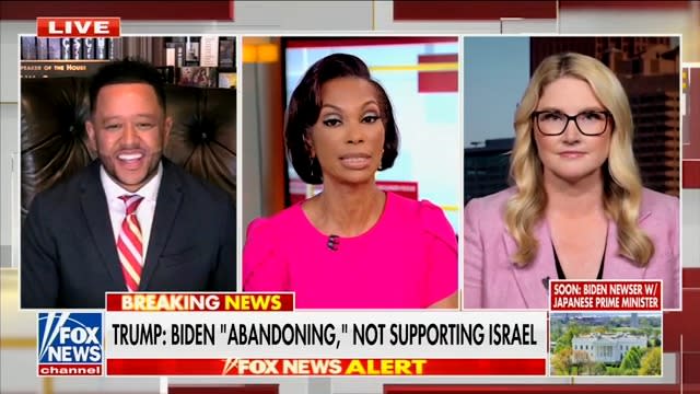 Harris Faulkner lashes out at Marie Harf for calling out Trump’s antisemitic tropes. 