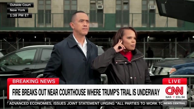 CNN anchor Laura Coates reports live from the scene of a self-immolation in New York. 