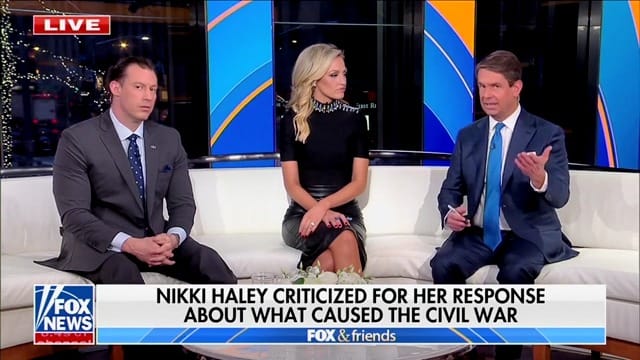 Fox News Hilariously Tries to Spin Nikki Haley’s Slavery Flub