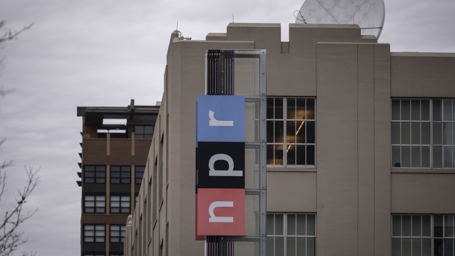  A view of the National Public Radio (NPR) headquarters on North Capitol Street February 22, 2023 in Washington, DC.