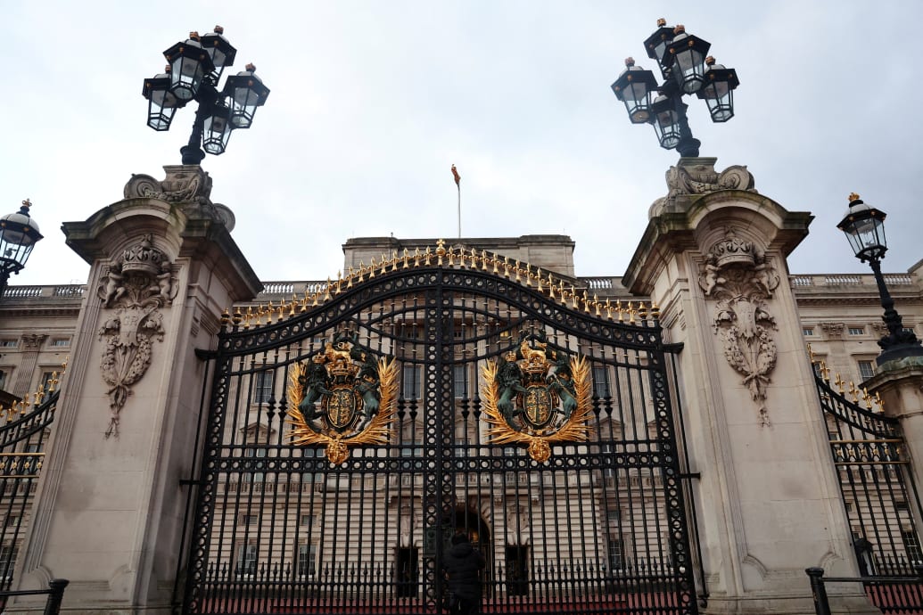Une vue du palais de Buckingham, après l'annonce que le roi Charles de Grande-Bretagne a reçu un diagnostic de cancer, à Londres, en Grande-Bretagne, le 6 février 2024.