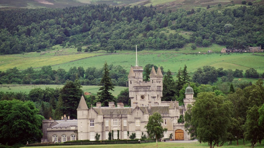 Balmoral Castle, the Royals’ Scottish home.