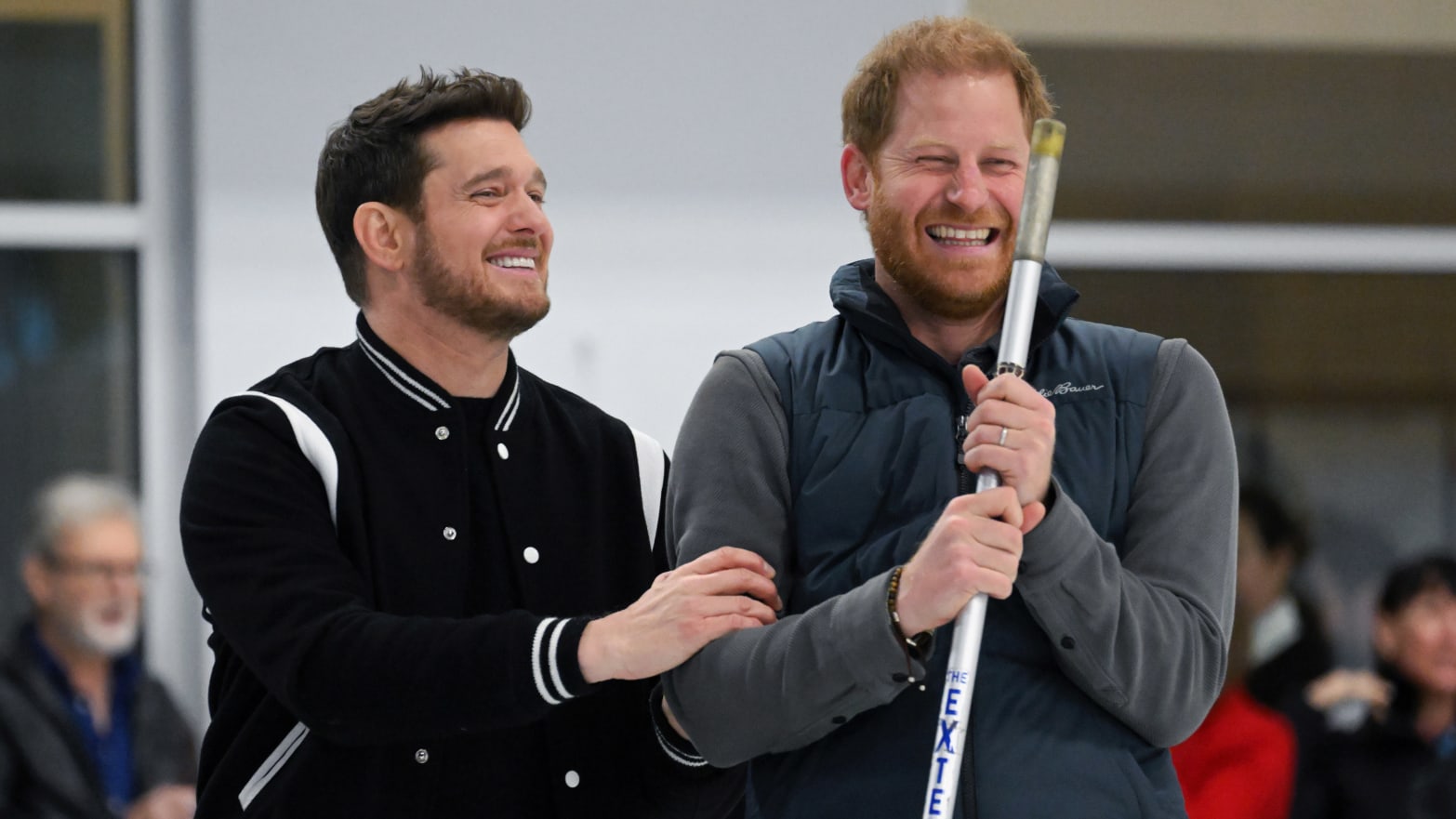 Michael Bublé and Prince Harry, Duke of Sussex attend the Invictus Games