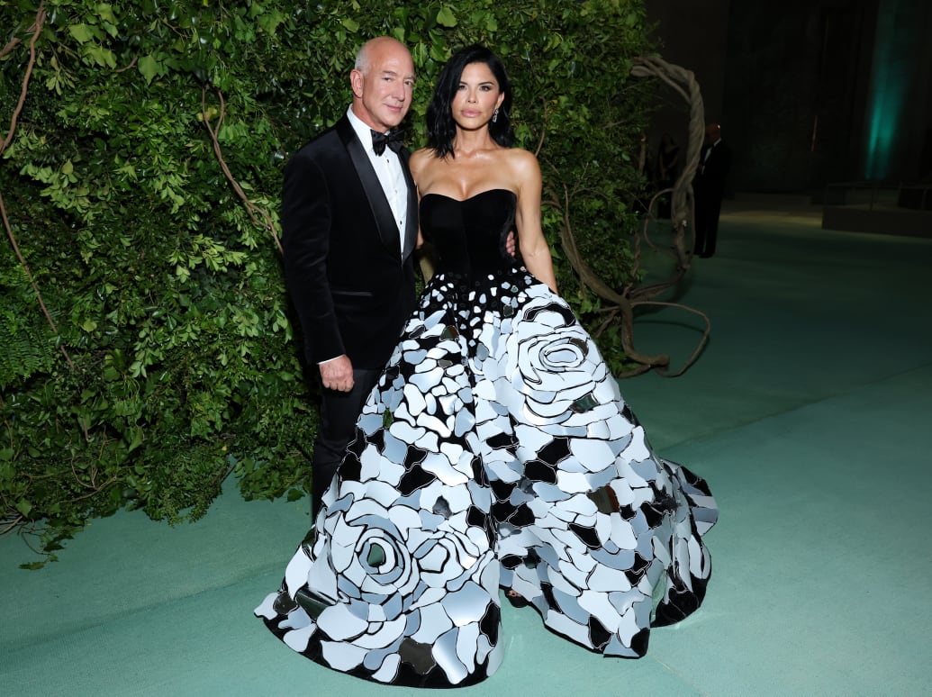 Jeff Bezos and Lauren Sanchez attend The 2024 Met Gala