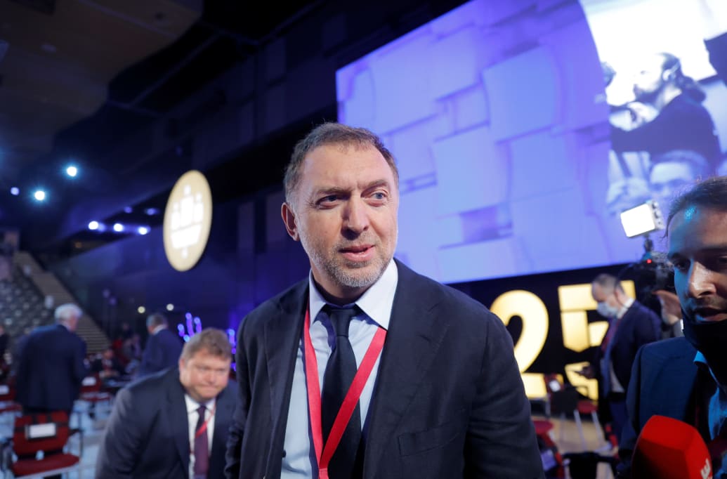 Russian billionaire Oleg Deripaska attends the St. Petersburg International Economic Forum (SPIEF) in Saint Petersburg, Russia June 17, 2022.