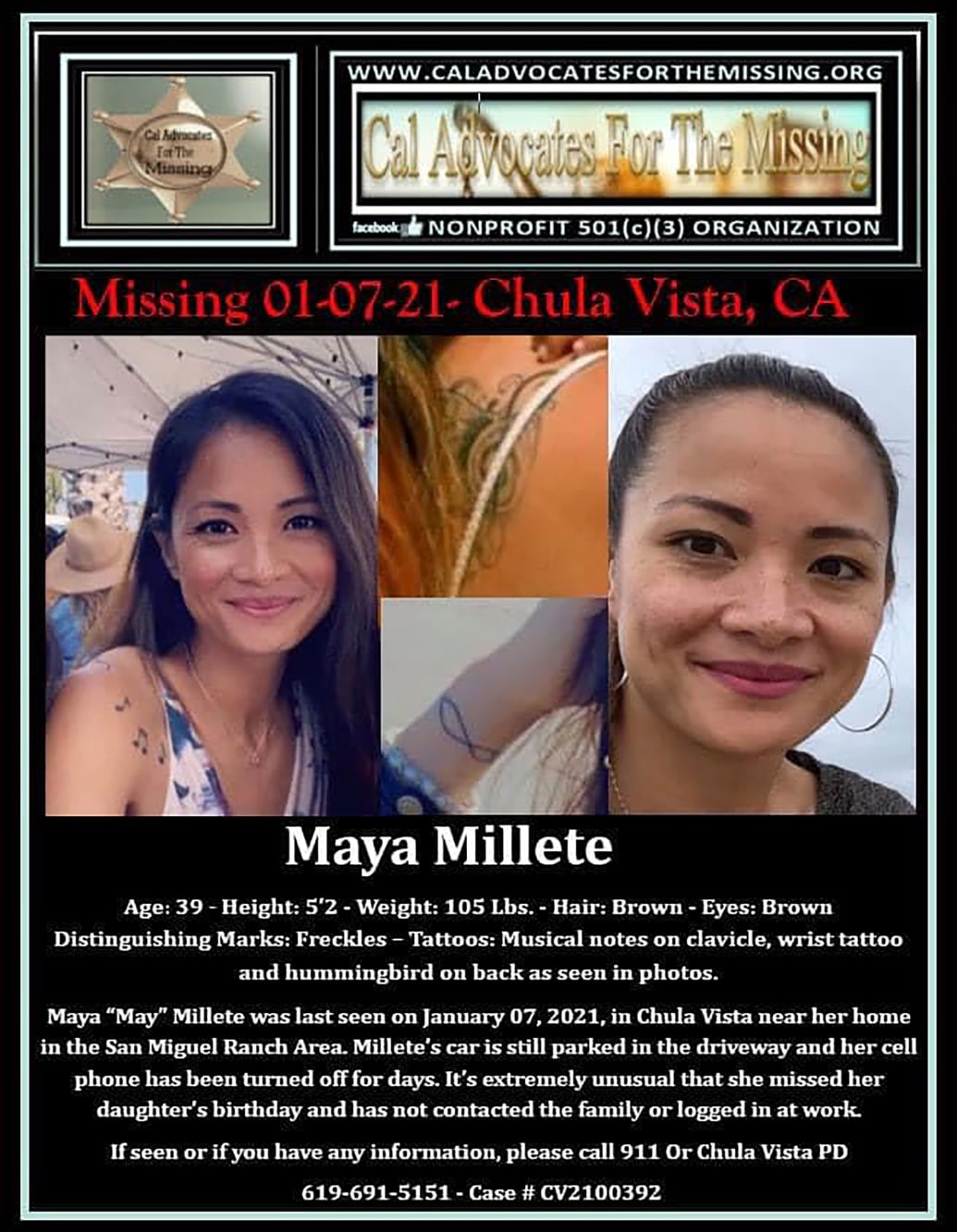 California Mom Maya Millete Vanished 2 Months Ago Her Husband Larry Has Stopped Cooperating