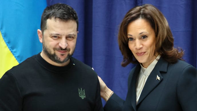 Volodymyr Zelensky ignored a request from Kamala Harris to stop attacking Russian oil refineries, according to a report. 
