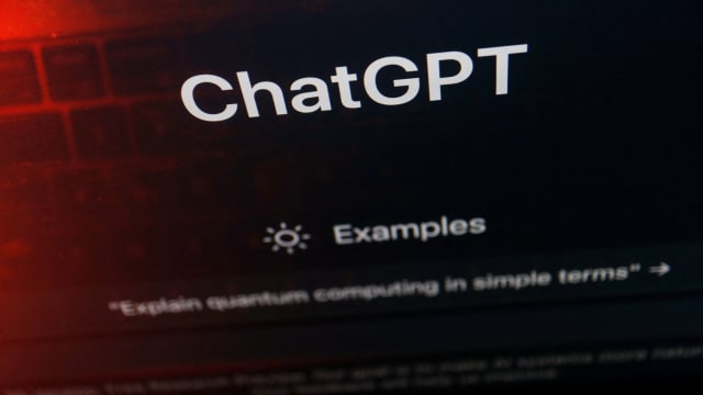A keyboard is seen reflected on a computer screen displaying the website of ChatGPT, an AI chatbot from OpenAI, in this illustration picture taken February 8, 2023. 