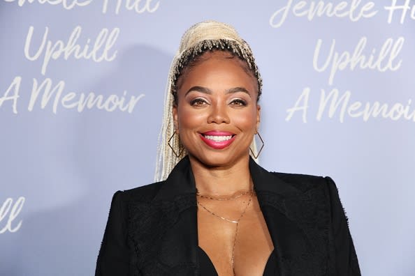 Journalist Jemele Hill attends her book release party at 1010 Wine and Events on October 21, 2022 in Inglewood, California.