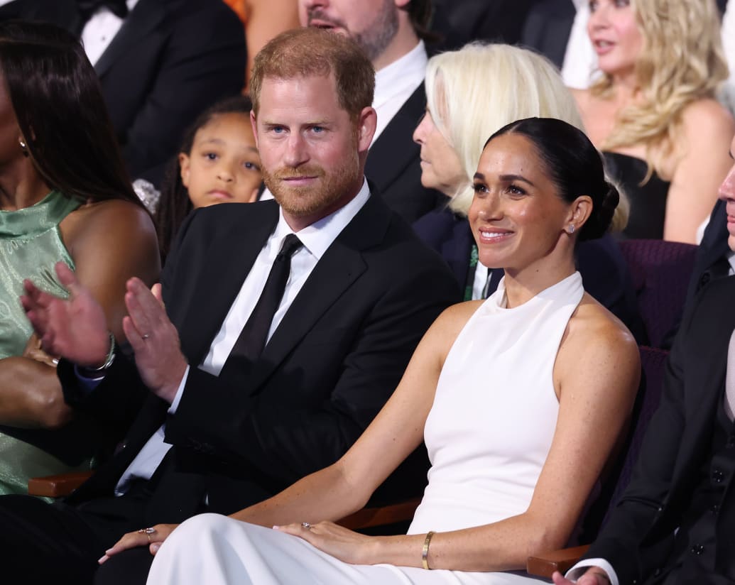 Harry, Duke of Sussex and Meghan, Duchess of Sussex attend the 2024 ESPY Awards at Dolby Theatre on July 11, 2024 in Hollywood, California. 