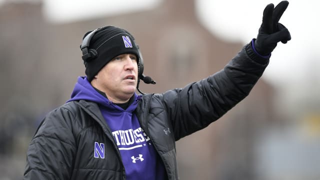 Pat Fitzgerald, who has been the school’s head coach since 2006, has been suspended for two weeks without pay as a result of the investigation.