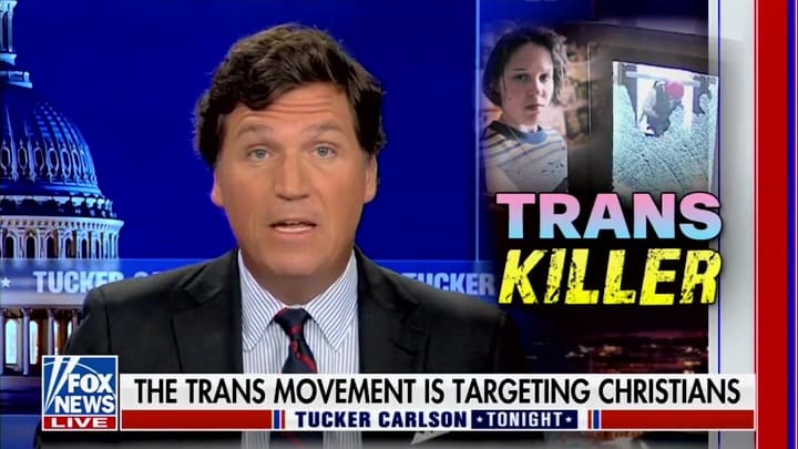 Tucker Turns Shooting Into Apocalyptic War Between Trans People and Christians