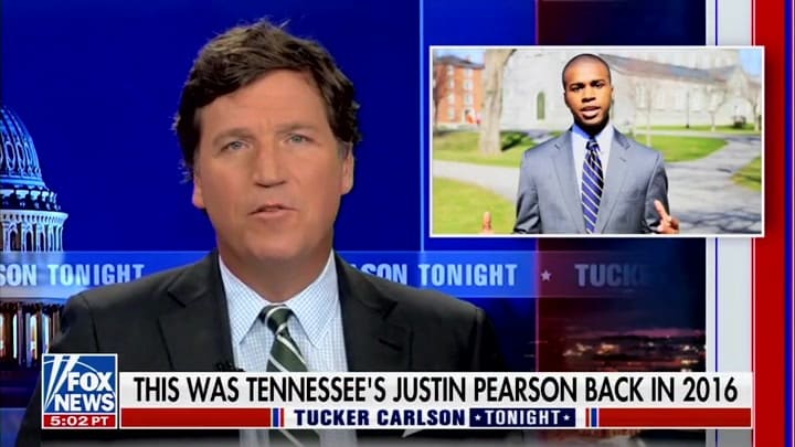 Tucker Goes on Insanely Bigoted Rant Targeting Black Tennessee Lawmaker