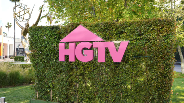 Signage is seen during the HGTV's "Ugliest House in America" For Your Emmy Consideration Event at Saban Media Center on April 28, 2023 in North Hollywood, California