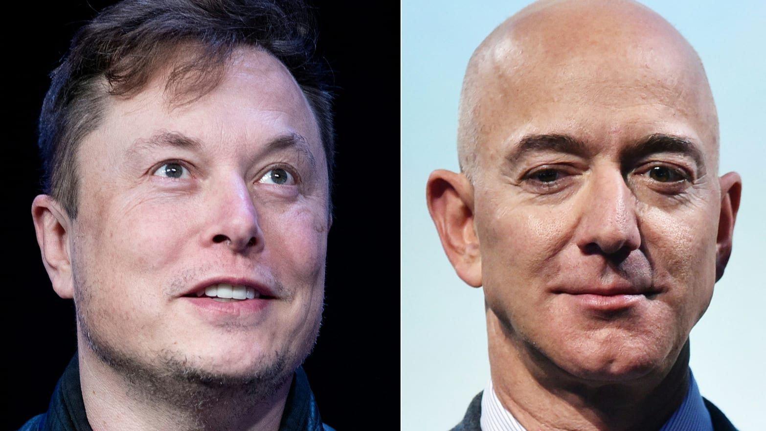 Elon Musk and Jeff Bezos. 