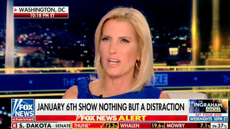 Ingraham Defends Fox News Not Airing Jan. 6 Hearing: We ‘Cater to Our Audience’