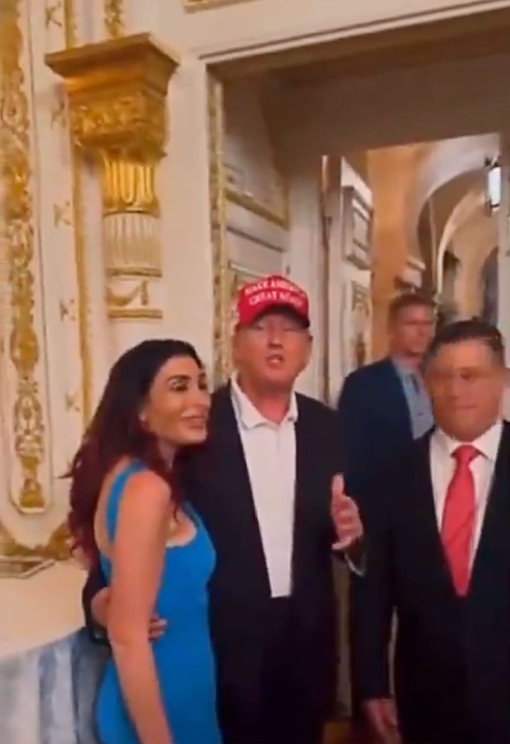 Donald Trump and Laura Loomer