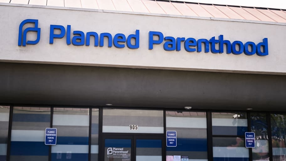 Planned Parenthood signage outside of a health care clinic.