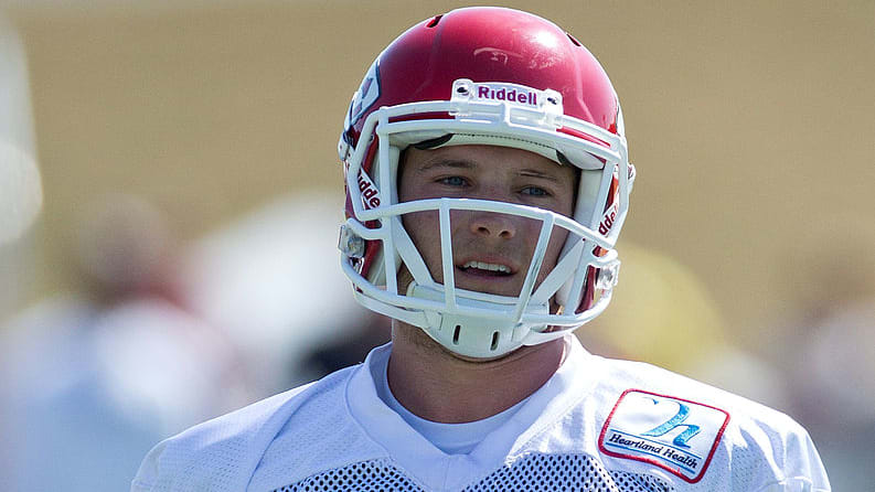 Devon Wylie (19) of the Kansas City Chiefs is shown during training camp on July 28, 2012.
