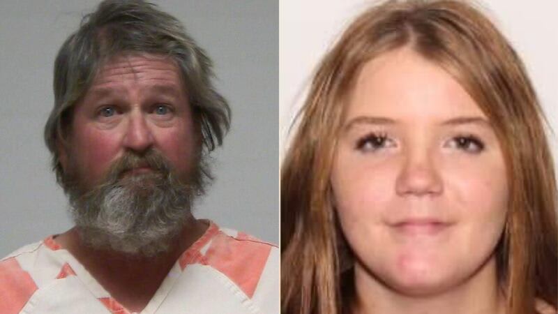A mugshot of Patrick Scott and a photo of Valerie Tindall.