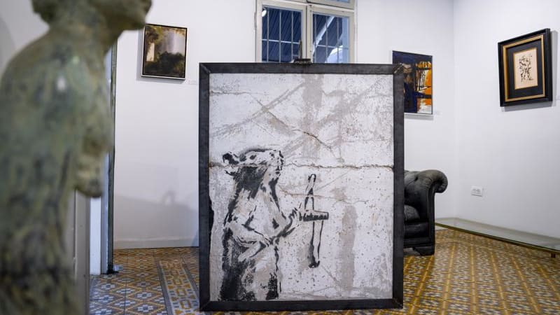 Palestinians Claim Banksy Painting Ripped From West Bank Wall Was Stolen After Turning Up in Israel