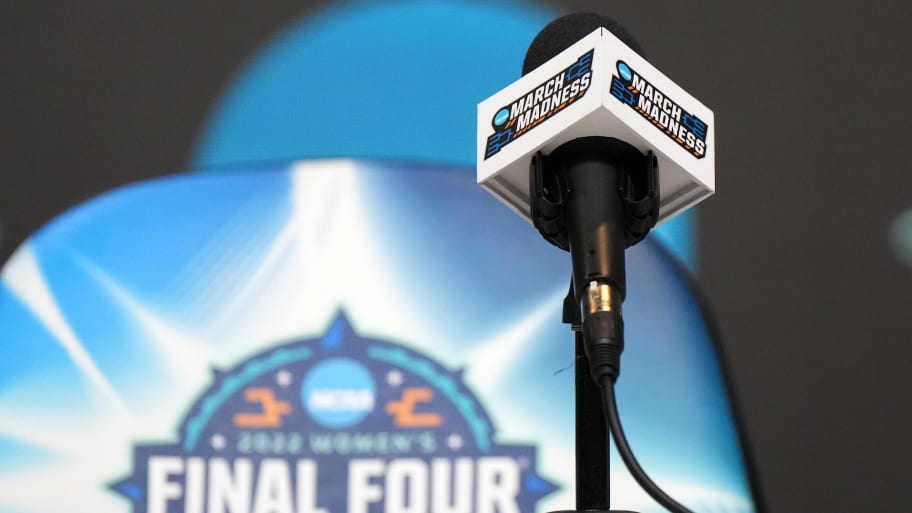 A March Madness microphone