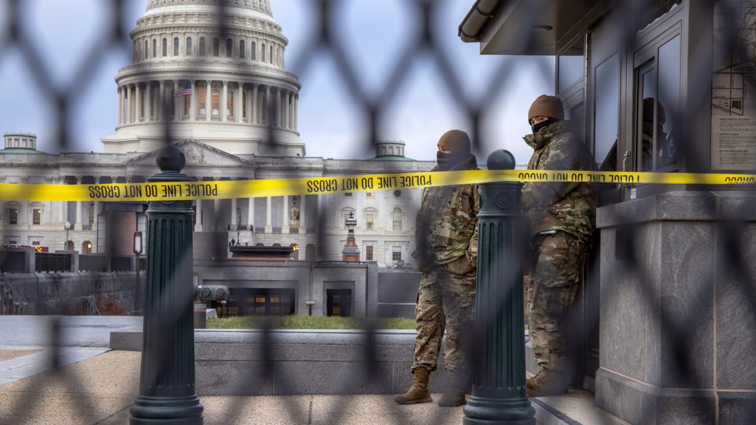 The Capitol riot is over.  But the search for traps can take weeks.