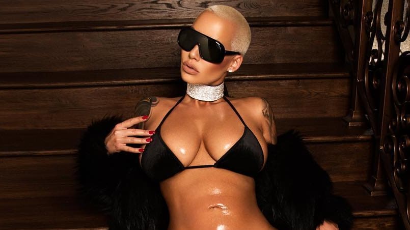 Nude amber rise Amber Rose