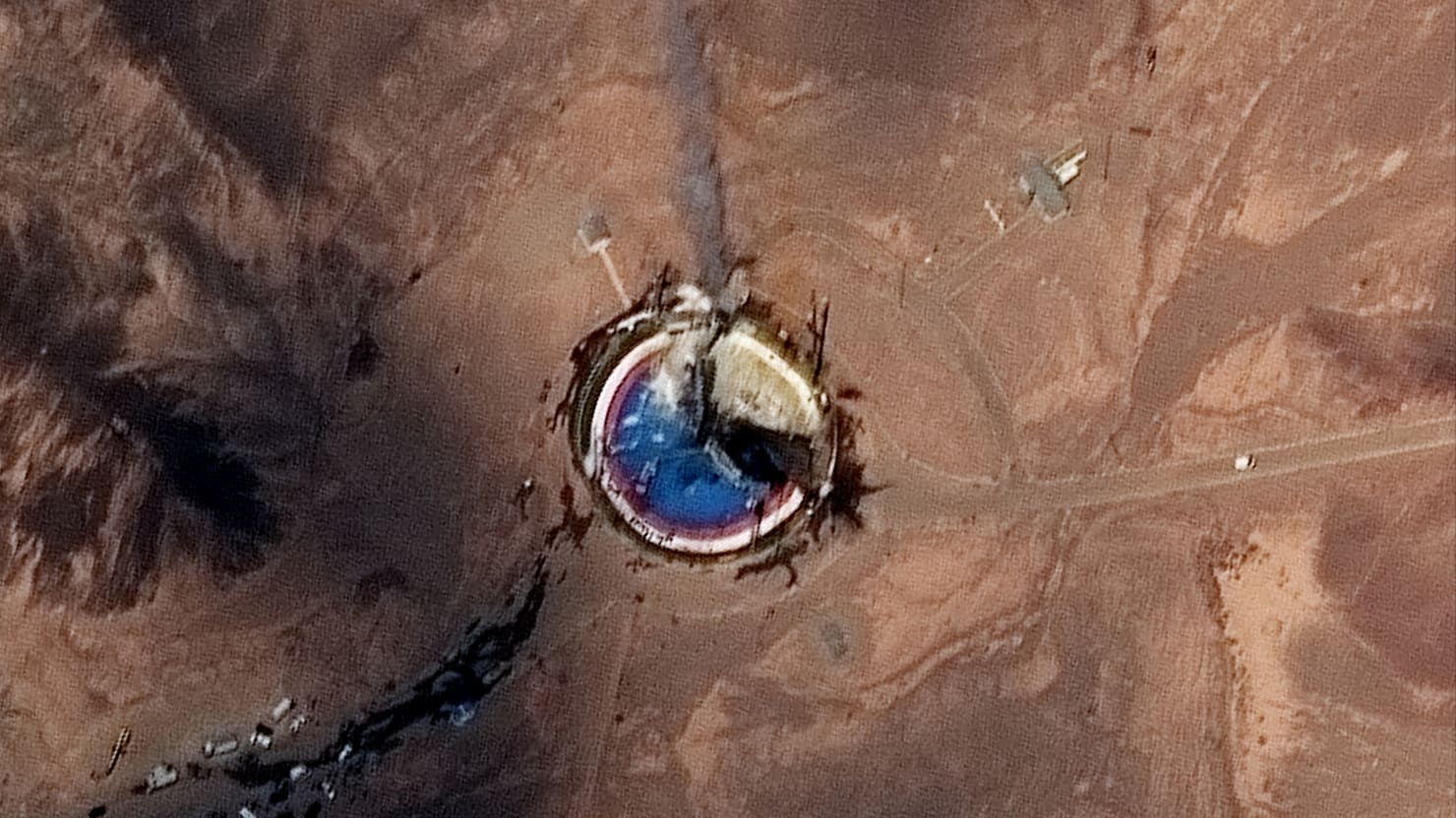 фото со спутника взрыва