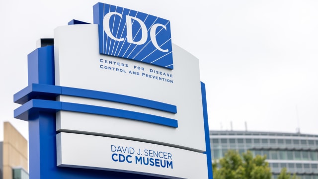 A view of the sign of Center for Disease Control headquarters in Atlanta, Georgia. 