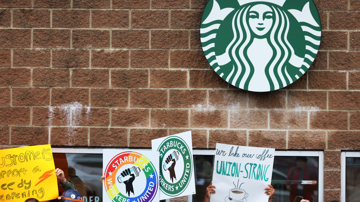 Unionized Workers Sue After Starbucks Accuses Them of ‘Kidnapping’