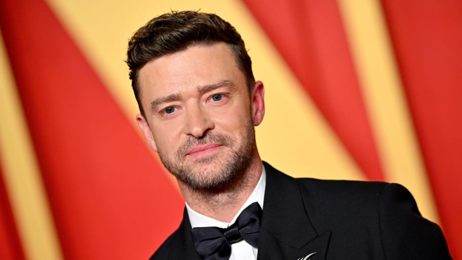 Justin Timberlake at the 2024 Vanity Fair Oscar Party.