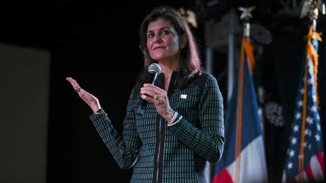 Nikki Haley hosts a campaign event in Houston, Texas, on March 4, 2024. 