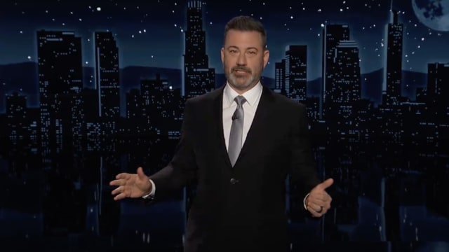 Jimmy Kimmel returned from his holiday break to blast NFL quarterback Aaron Rodgers.