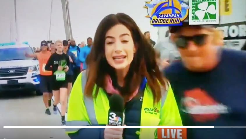 WSAV Reporter Alex Bozarjian Blasts Runner Who Slapped Her Butt On Live TV