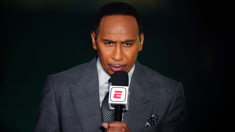 Stephen A. Smith prior to the Phoenix Suns against the Milwaukee Bucks in game three of the 2021 NBA Finals at Fiserv Forum. 