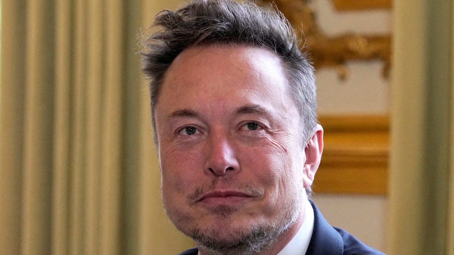 Elon Musk pictured in France in May 2023.